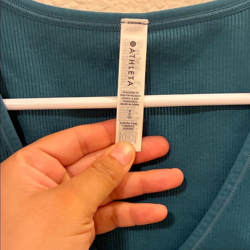 Athleta Deep Teal Tank Top - Picture 3 of 5